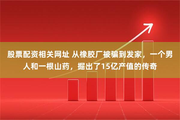 股票配资相关网址 从橡胶厂被骗到发家，一个男人和一根山药，掘出了15亿产值的传奇
