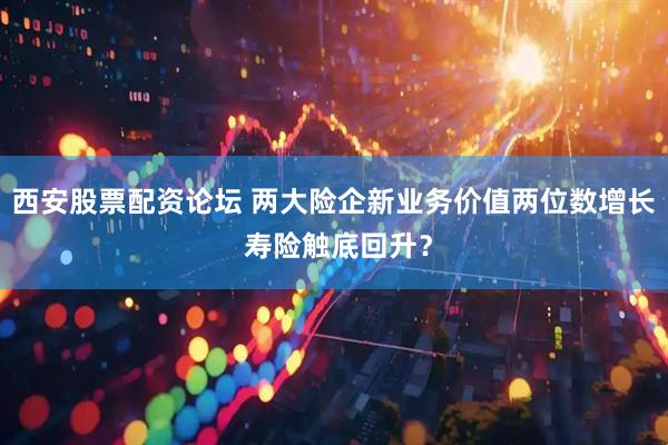 西安股票配资论坛 两大险企新业务价值两位数增长 寿险触底回升？