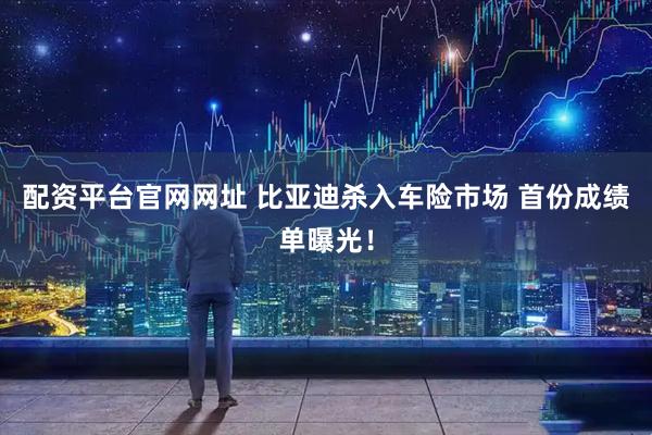 配资平台官网网址 比亚迪杀入车险市场 首份成绩单曝光！